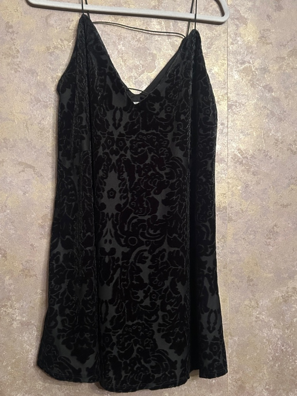 BAILEY BLUE Velvet Mini Dress